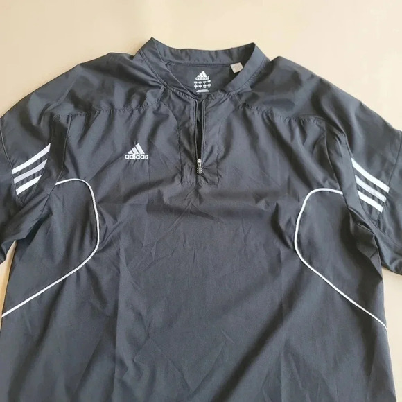 NWT Nike Zip Neck Jacket Pullover Black White Convertible Mens Cape Sz L - Picture 8 of 11